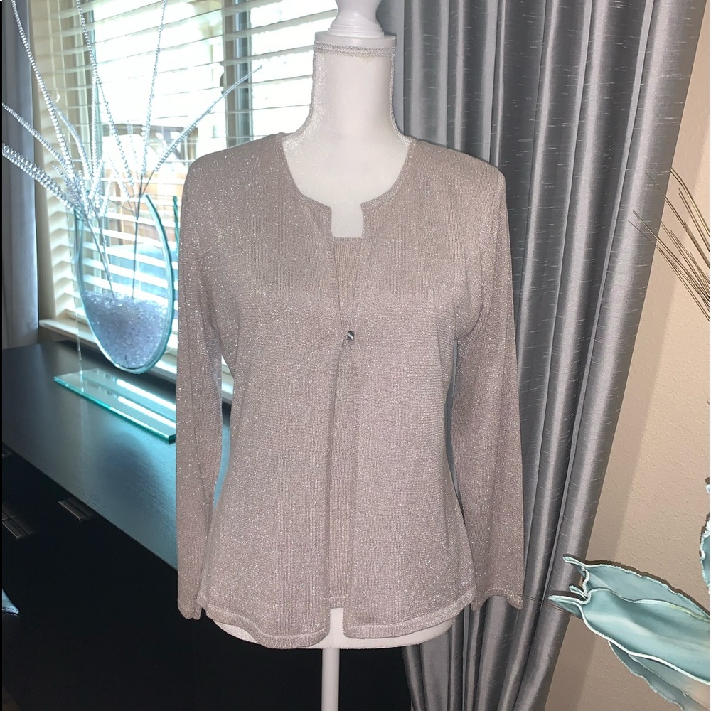JohnPaulRichard silk blend top